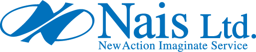 ロゴ：Nais Ltd. New Action Imaginate Service